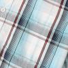 image:imageDubinik Mens Long Sleeve Button Down Shirts Plaid Casual Work Cotton Vintage Soft with Pocket Regular FitBlue White and Red 052