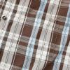 image:imageDubinik Mens Long Sleeve Button Down Shirts Plaid Casual Work Cotton Vintage Soft with Pocket Regular FitBrown Blue 052