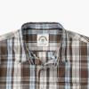 image:imageDubinik Mens Long Sleeve Button Down Shirts Plaid Casual Work Cotton Vintage Soft with Pocket Regular FitBrown Blue 052