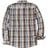 image:imageDubinik Mens Long Sleeve Button Down Shirts Plaid Casual Work Cotton Vintage Soft with Pocket Regular FitBrown Blue 052