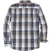 image:imageDubinik Mens Long Sleeve Button Down Shirts Plaid Casual Work Cotton Vintage Soft with Pocket Regular FitBrown Navy Blue 052