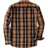 image:imageDubinik Mens Long Sleeve Button Down Shirts Plaid Casual Work Cotton Vintage Soft with Pocket Regular FitBurnt Orange Black 052