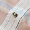 image:imageDubinik Mens Long Sleeve Button Down Shirts Plaid Casual Work Cotton Vintage Soft with Pocket Regular FitCream Khaki and Blue 052