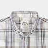 image:imageDubinik Mens Long Sleeve Button Down Shirts Plaid Casual Work Cotton Vintage Soft with Pocket Regular FitCream Light Blue 052