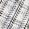 image:imageDubinik Mens Long Sleeve Button Down Shirts Plaid Casual Work Cotton Vintage Soft with Pocket Regular FitCream Light Blue 052