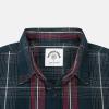 image:imageDubinik Mens Long Sleeve Button Down Shirts Plaid Casual Work Cotton Vintage Soft with Pocket Regular FitDark Green and Red 052