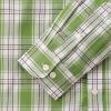 image:imageDubinik Mens Long Sleeve Button Down Shirts Plaid Casual Work Cotton Vintage Soft with Pocket Regular FitGreen White 052