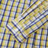 image:imageDubinik Mens Long Sleeve Button Down Shirts Plaid Casual Work Cotton Vintage Soft with Pocket Regular FitLemon Yellow and White 052