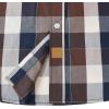 image:imageDubinik Mens Long Sleeve Button Down Shirts Plaid Casual Work Cotton Vintage Soft with Pocket Regular FitNavy Blue Brown 052