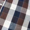 image:imageDubinik Mens Long Sleeve Button Down Shirts Plaid Casual Work Cotton Vintage Soft with Pocket Regular FitNavy Blue Brown 052