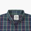 image:imageDubinik Mens Long Sleeve Button Down Shirts Plaid Casual Work Cotton Vintage Soft with Pocket Regular FitNavy Blue Green 052