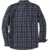 image:imageDubinik Mens Long Sleeve Button Down Shirts Plaid Casual Work Cotton Vintage Soft with Pocket Regular FitNavy Blue Green 052