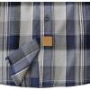 image:imageDubinik Mens Long Sleeve Button Down Shirts Plaid Casual Work Cotton Vintage Soft with Pocket Regular FitNavy Blue Grey 052