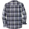 image:imageDubinik Mens Long Sleeve Button Down Shirts Plaid Casual Work Cotton Vintage Soft with Pocket Regular FitNavy Blue Grey 052