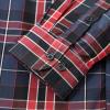 image:imageDubinik Mens Long Sleeve Button Down Shirts Plaid Casual Work Cotton Vintage Soft with Pocket Regular FitNavy Blue Red 052