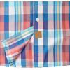 image:imageDubinik Mens Long Sleeve Button Down Shirts Plaid Casual Work Cotton Vintage Soft with Pocket Regular FitPink Blue 052