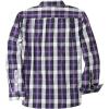 image:imageDubinik Mens Long Sleeve Button Down Shirts Plaid Casual Work Cotton Vintage Soft with Pocket Regular FitPurple Black 052