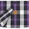 image:imageDubinik Mens Long Sleeve Button Down Shirts Plaid Casual Work Cotton Vintage Soft with Pocket Regular FitPurple Black 052