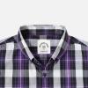 image:imageDubinik Mens Long Sleeve Button Down Shirts Plaid Casual Work Cotton Vintage Soft with Pocket Regular FitPurple Black 052