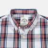 image:imageDubinik Mens Long Sleeve Button Down Shirts Plaid Casual Work Cotton Vintage Soft with Pocket Regular FitRed White Blue 052