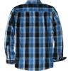 image:imageDubinik Mens Long Sleeve Button Down Shirts Plaid Casual Work Cotton Vintage Soft with Pocket Regular FitRoyal Blue Black 052