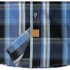 image:imageDubinik Mens Long Sleeve Button Down Shirts Plaid Casual Work Cotton Vintage Soft with Pocket Regular FitRoyal Blue Black 052