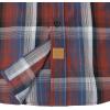 image:imageDubinik Mens Long Sleeve Button Down Shirts Plaid Casual Work Cotton Vintage Soft with Pocket Regular FitRust Red and Navy 052