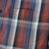 image:imageDubinik Mens Long Sleeve Button Down Shirts Plaid Casual Work Cotton Vintage Soft with Pocket Regular FitRust Red and Navy 052
