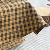 image:imageDubinik Mens Long Sleeve Button Down Shirts Plaid Casual Work Cotton Vintage Soft with Pocket Regular FitYellow Black Zs