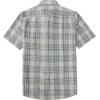 image:imageDubinik Mens Short Sleeve Button Down Shirts Plaid Casual Western Style Shirt 2 Pocket Lightweight Breathable Regular FitBeige and Blue