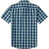 image:imageDubinik Mens Short Sleeve Button Down Shirts Plaid Casual Western Style Shirt 2 Pocket Lightweight Breathable Regular FitBlue and Yellow