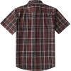 image:imageDubinik Mens Short Sleeve Button Down Shirts Plaid Casual Western Style Shirt 2 Pocket Lightweight Breathable Regular FitBrown