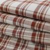 image:imageDubinik Mens Short Sleeve Button Down Shirts Plaid Casual Western Style Shirt 2 Pocket Lightweight Breathable Regular FitBrown and White