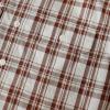 image:imageDubinik Mens Short Sleeve Button Down Shirts Plaid Casual Western Style Shirt 2 Pocket Lightweight Breathable Regular FitBrown and White
