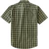 image:imageDubinik Mens Short Sleeve Button Down Shirts Plaid Casual Western Style Shirt 2 Pocket Lightweight Breathable Regular FitGreen