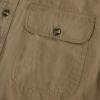 image:imageDubinik Mens Short Sleeve Button Down Shirts Plaid Casual Western Style Shirt 2 Pocket Lightweight Breathable Regular FitKhaki