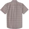 image:imageDubinik Mens Short Sleeve Button Down Shirts Plaid Casual Western Style Shirt 2 Pocket Lightweight Breathable Regular FitLight Gray Brown
