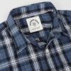 image:imageDubinik Mens Short Sleeve Button Down Shirts Plaid Casual Western Style Shirt 2 Pocket Lightweight Breathable Regular FitNavy and White
