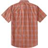 image:imageDubinik Mens Short Sleeve Button Down Shirts Plaid Casual Western Style Shirt 2 Pocket Lightweight Breathable Regular FitOrange