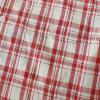 image:imageDubinik Mens Short Sleeve Button Down Shirts Plaid Casual Western Style Shirt 2 Pocket Lightweight Breathable Regular FitRed and White