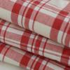 image:imageDubinik Mens Short Sleeve Button Down Shirts Plaid Casual Western Style Shirt 2 Pocket Lightweight Breathable Regular FitRed and White