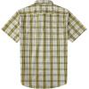 image:imageDubinik Mens Short Sleeve Button Down Shirts Plaid Casual Western Style Shirt 2 Pocket Lightweight Breathable Regular FitYellow and White