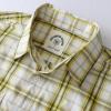 image:imageDubinik Mens Short Sleeve Button Down Shirts Plaid Casual Western Style Shirt 2 Pocket Lightweight Breathable Regular FitYellow and White