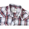 image:imageDubinik Pearl Snap Shirts for Men Long Sleeve Western Shirt for Mens Vintage Casual Plaid Cowboy Country ButtonBlue Red White