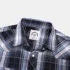 image:imageDubinik Pearl Snap Shirts for Men Long Sleeve Western Shirt for Mens Vintage Casual Plaid Cowboy Country ButtonGray Black