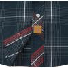 image:imageDubinik Pearl Snap Shirts for Men Long Sleeve Western Shirt for Mens Vintage Casual Plaid Cowboy Country ButtonRed  Dark Green