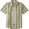 image:imageDubinik Mens Short Sleeve Button Down Shirts Plaid Casual Western Style Shirt 2 Pocket Lightweight Breathable Regular FitYellow and White