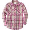 image:imageDubinik Pearl Snap Shirts for Men Long Sleeve Western Shirt for Mens Vintage Casual Plaid Cowboy Country ButtonKhaki Pink