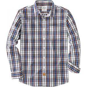 image:imageDubinik Mens Long Sleeve Button Down Shirts Plaid Casual Work Cotton Vintage Soft with Pocket Regular FitBlue White Yellow 052
