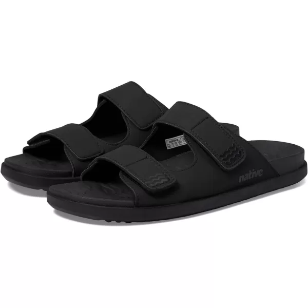 Native Shoes Frankie Sugarlite Sandal for Men, and Women - Satin PU and EVA Upper, Hook-Loop Closure, Round Toe and Slip-On Style